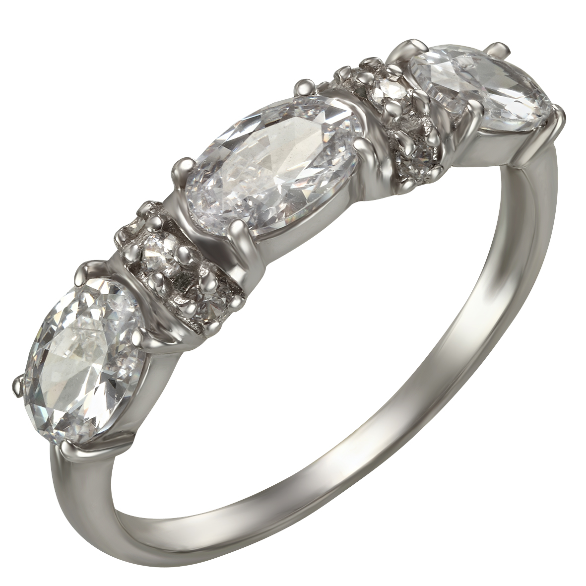 

Серебряное кольцо с фианитами Tango Jewellery Company 380177С размер 19