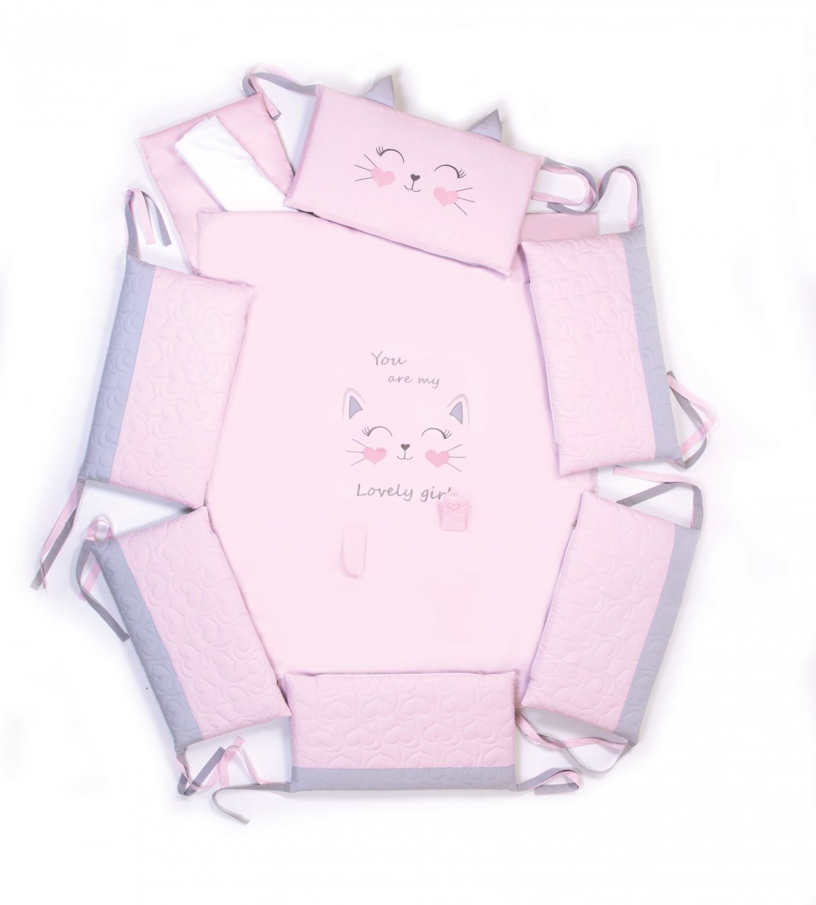 

Комплект постельного белья в кроватку Baby Veres Lovely girl 6 предметов