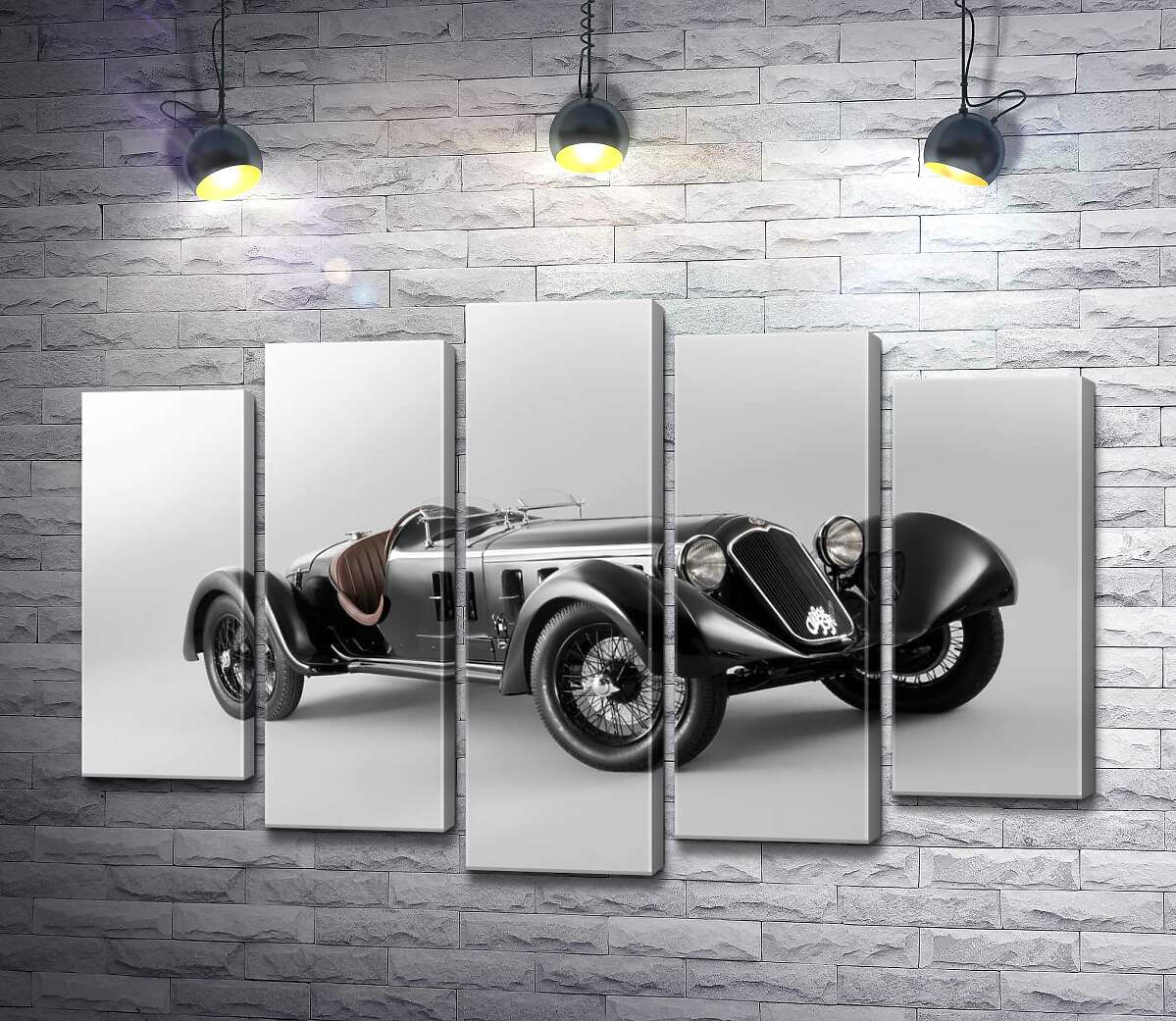 

Модульная картина ArtPoster Ретро-автомобиль Alfa Romeo 6C 130x88 см Модуль №26