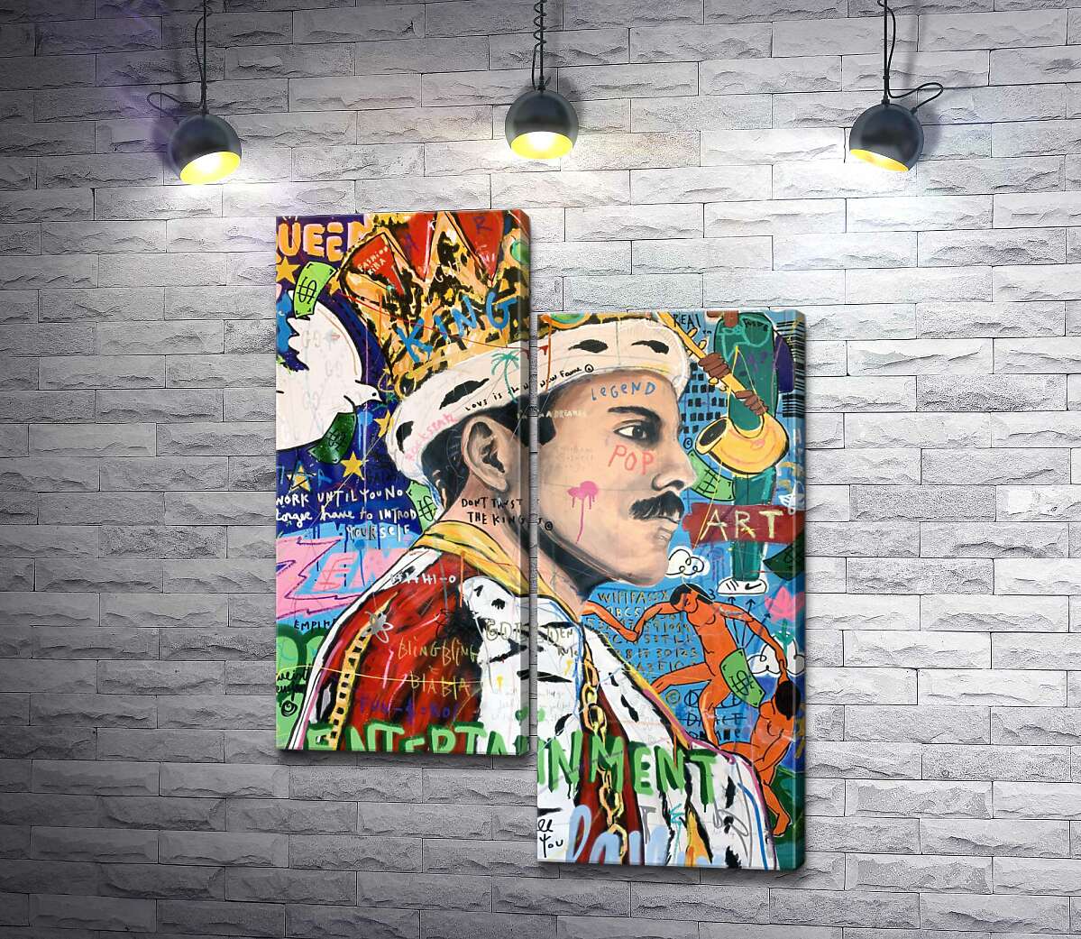 

Модульная картина ArtPoster Развлечение короля (King entertainment) – Джисбар 100x136 см Модуль №5