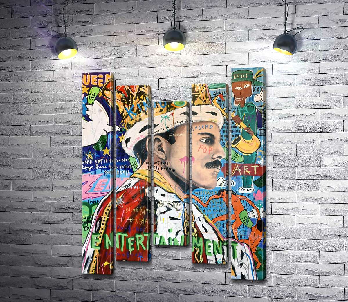 

Модульная картина ArtPoster Развлечение короля (King entertainment) – Джисбар 100x136 см Модуль №28