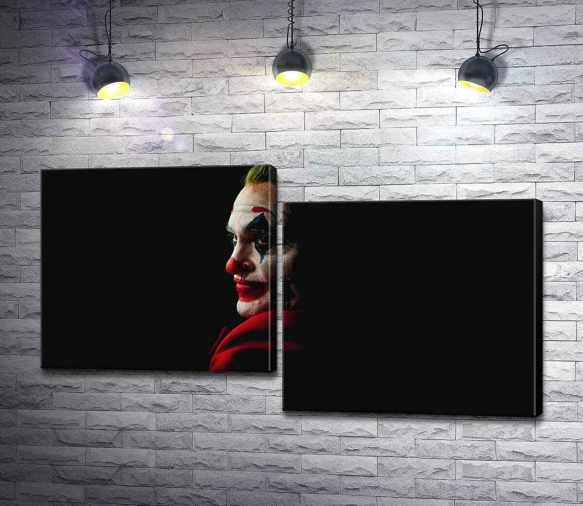 

Модульная картина ArtPoster Профиль Джокера рассеивается в тени 100x56 см Модуль №5