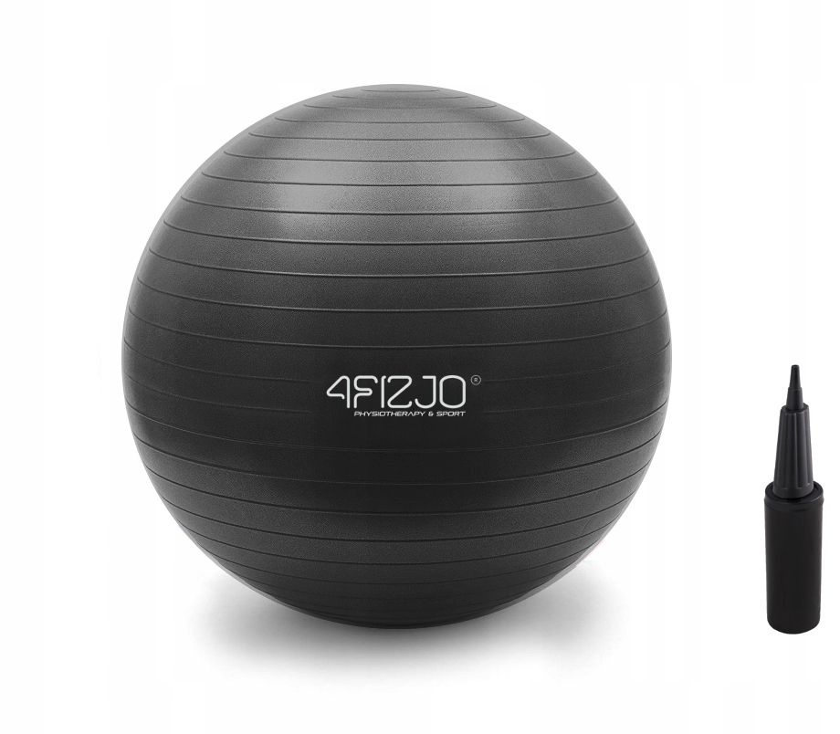 

Мяч для фитнеса фитбол 4FIZJO 85 см Anti-Burst Black Original