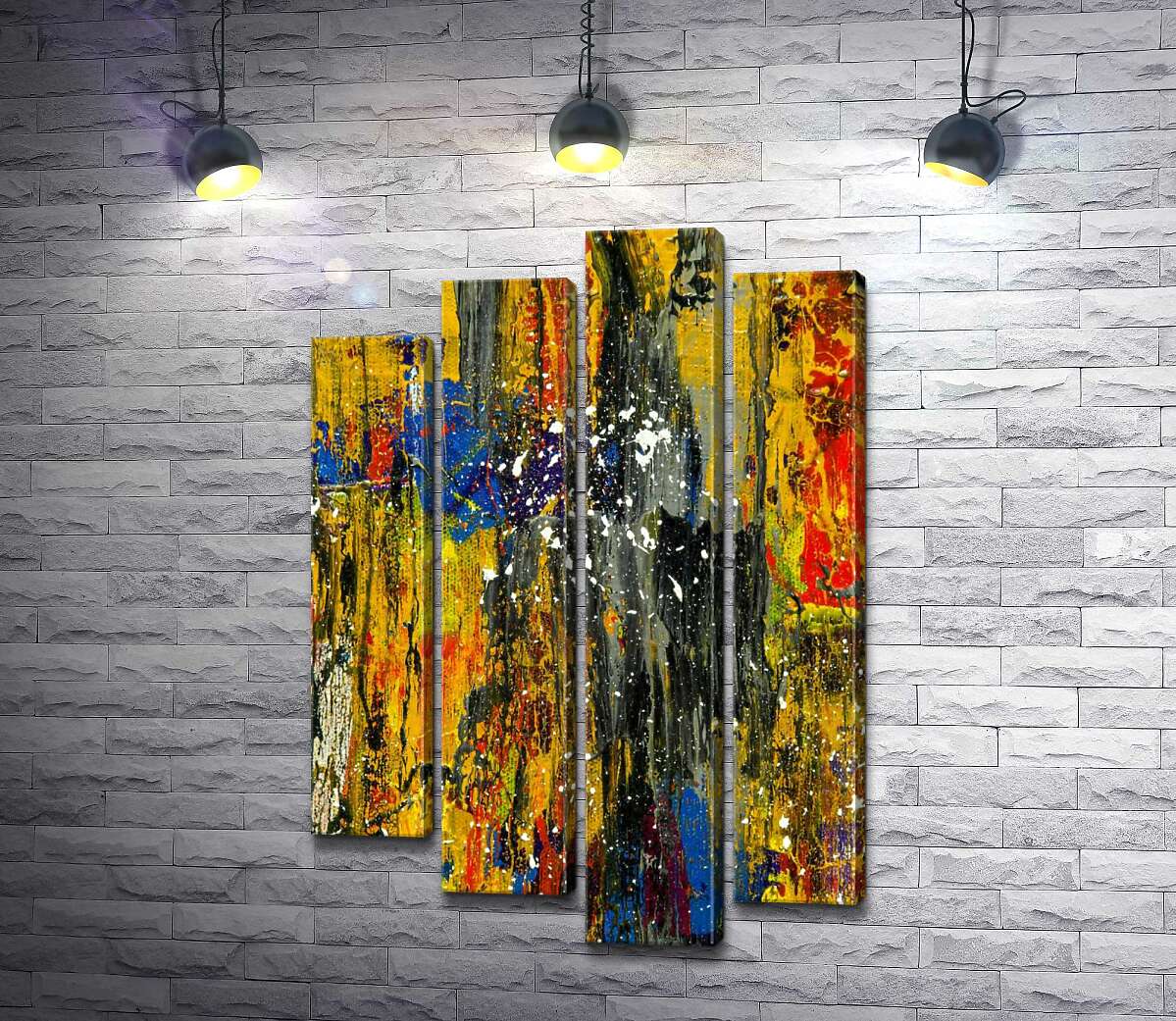 

Модульная картина ArtPoster Соединение желтого и черного в абстракции – Стив Джонсон (Steve Johnson) 100x152 см Модуль №21