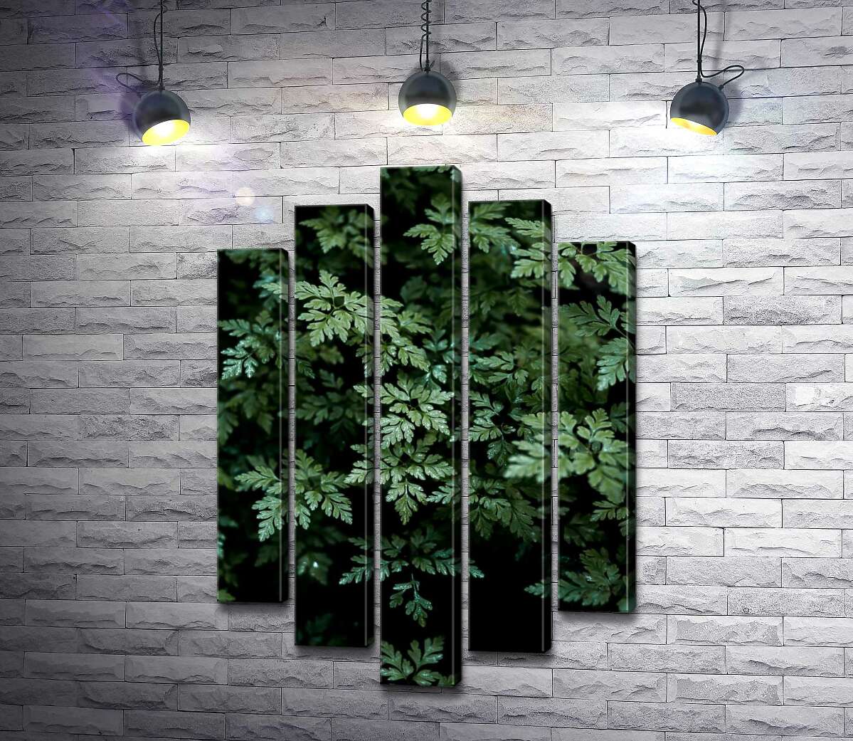 

Модульная картина ArtPoster Таинственные кусты папоротника 100x150 см Модуль №26