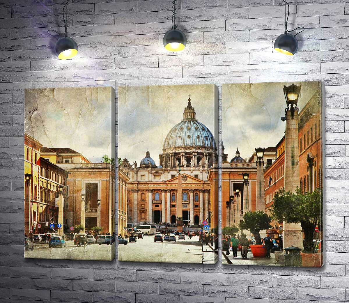 

Модульная картина ArtPoster Собор Святого Петра (St. Peter's Cathedral): вершина итальянского искусства 60x40 см Модуль №11