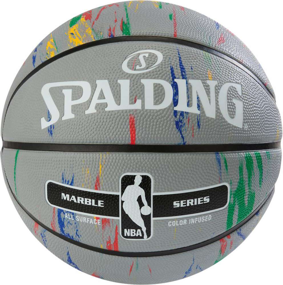 

Мяч баскетбольный Spalding NBA Marble Outdoor Grey-Multi-Color Size 7 Original