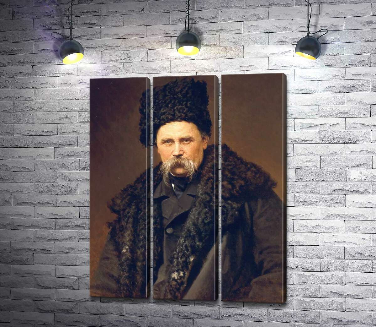 

Модульная картина ArtPoster Тарас Шевченко - Иван Крамской 60x77 см Модуль №11