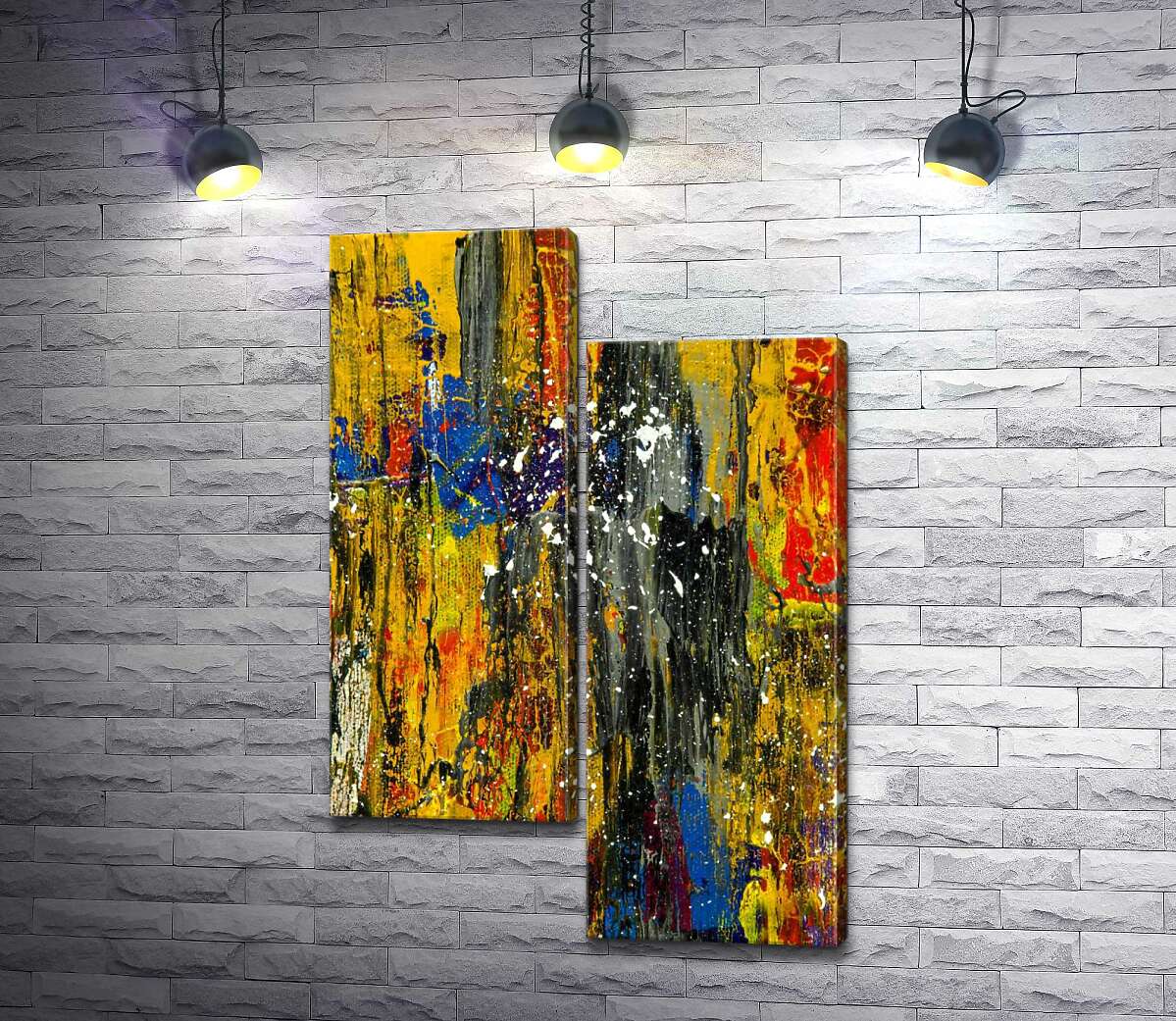 

Модульная картина ArtPoster Соединение желтого и черного в абстракции – Стив Джонсон (Steve Johnson) 130x196 см Модуль №5