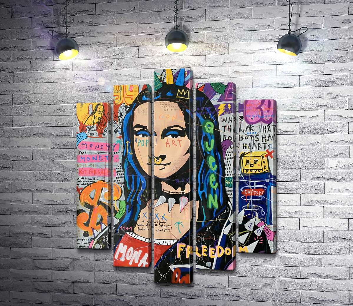 

Модульная картина ArtPoster Супреме Мона (Supreme Mona) – Джисбар 100x130 см Модуль №26