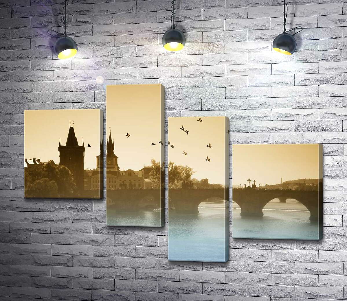 

Модульная картина ArtPoster Средневековая таинственность Карлова моста (Karluv most) 100x71 см Модуль №20