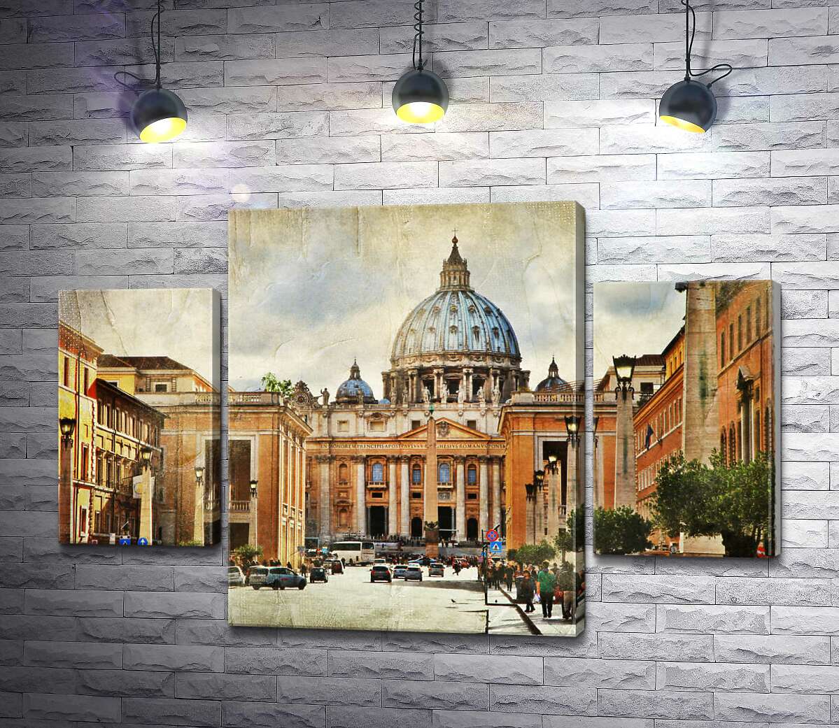 

Модульная картина ArtPoster Собор Святого Петра (St. Peter's Cathedral): вершина итальянского искусства 80x54 см Модуль №7