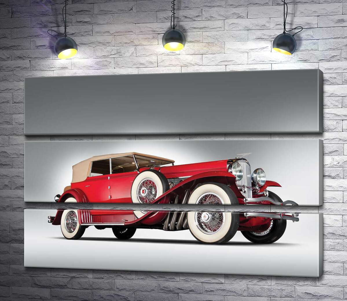 

Модульная картина ArtPoster Старинный автомобиль 1920 года американской компании Duesenberg 90x60 см Модуль №13
