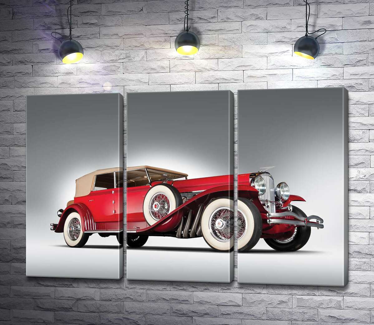 

Модульная картина ArtPoster Старинный автомобиль 1920 года американской компании Duesenberg 60x40 см Модуль №11