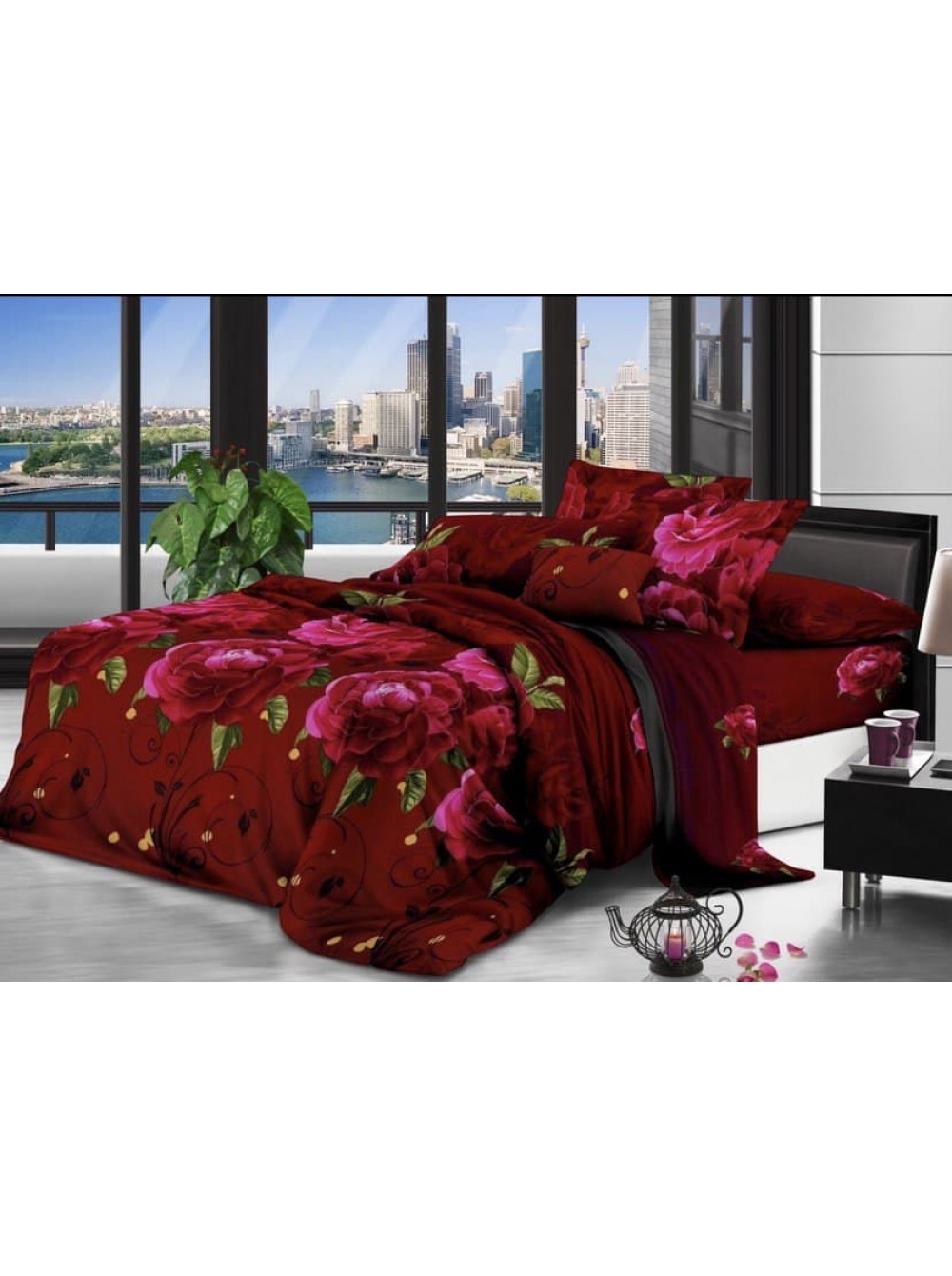 

Евро комплект постельного белья Vital - Textile Бязь 3D Premium 200х220 см (BPe-18)