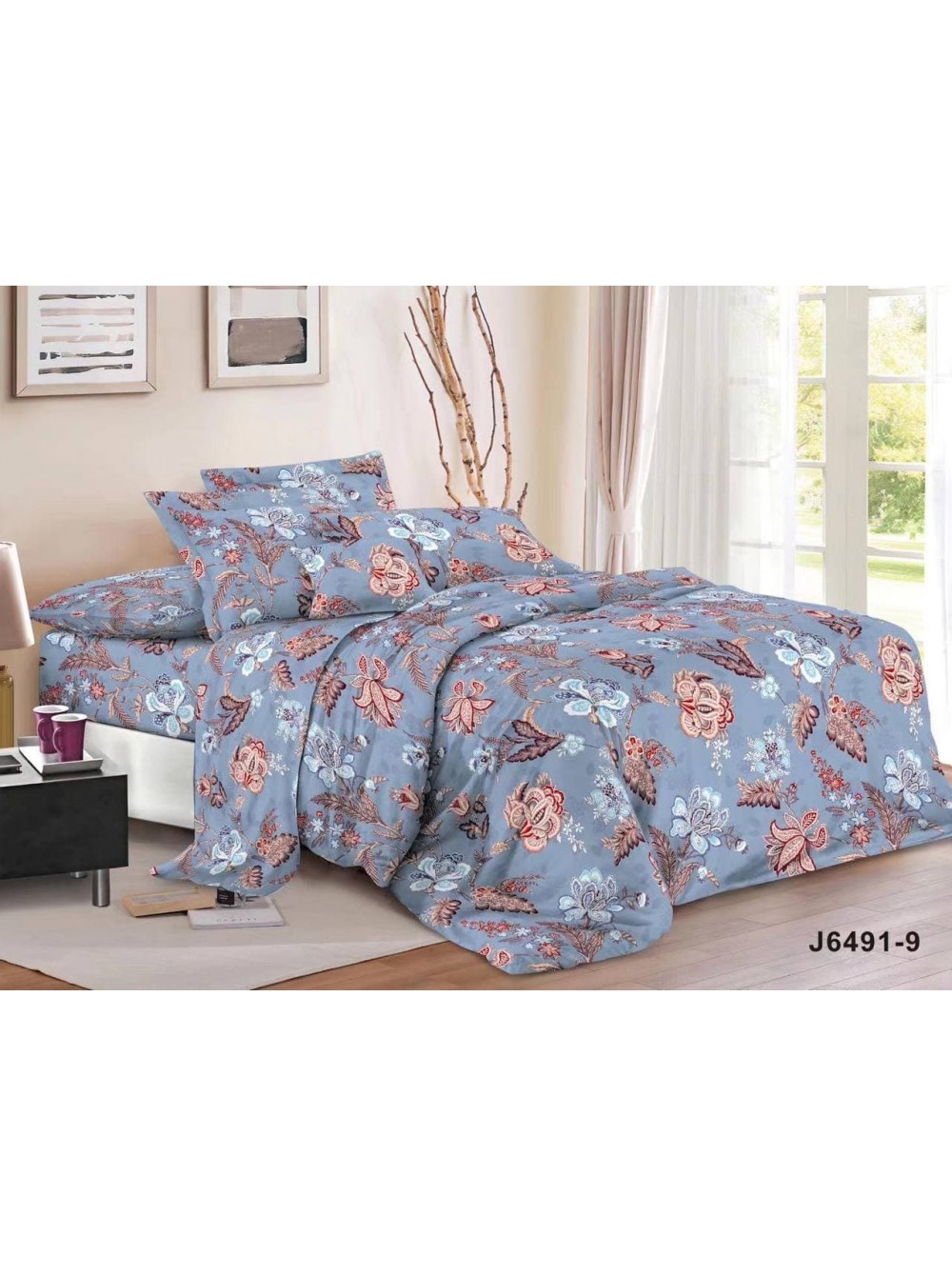 

Двухспальный комплект постельного белья Vital - Textile Бязь 3D Premium 180х220 см (BP2-29)