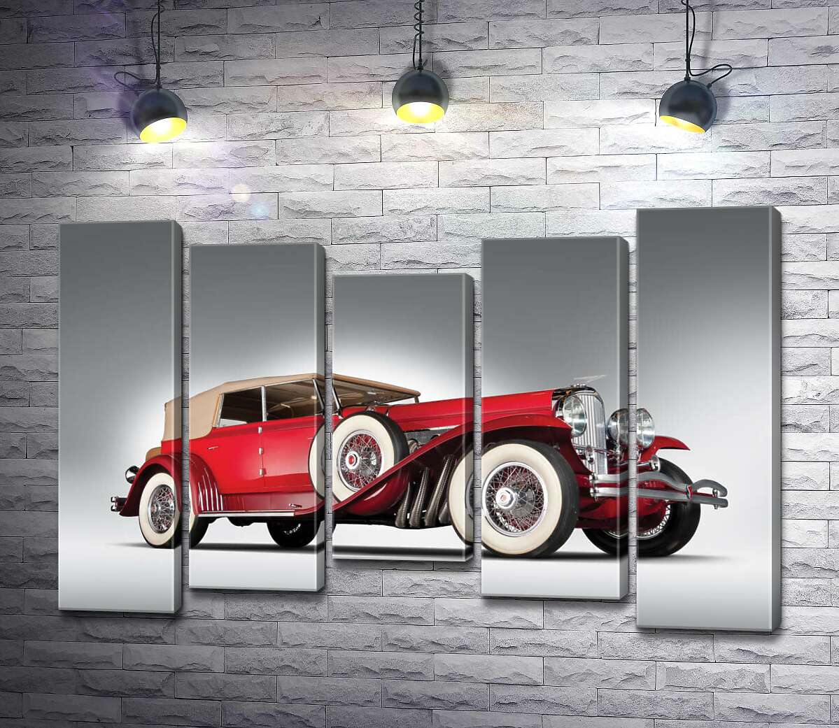 

Модульная картина ArtPoster Старинный автомобиль 1920 года американской компании Duesenberg 130x87 см Модуль №28