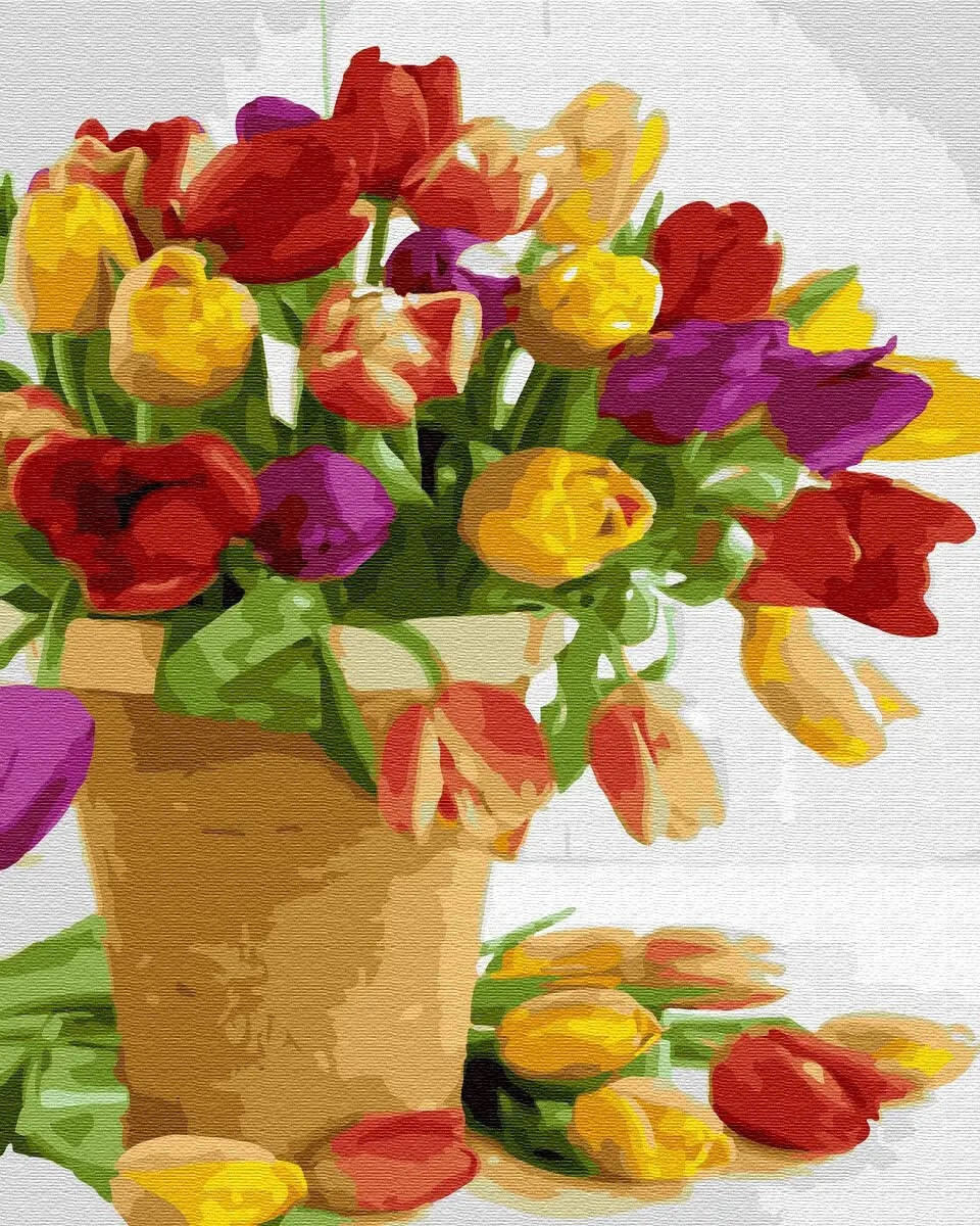 

Картина по номерам Никитошка GX31943 40*50 cм Букет тюльпанов