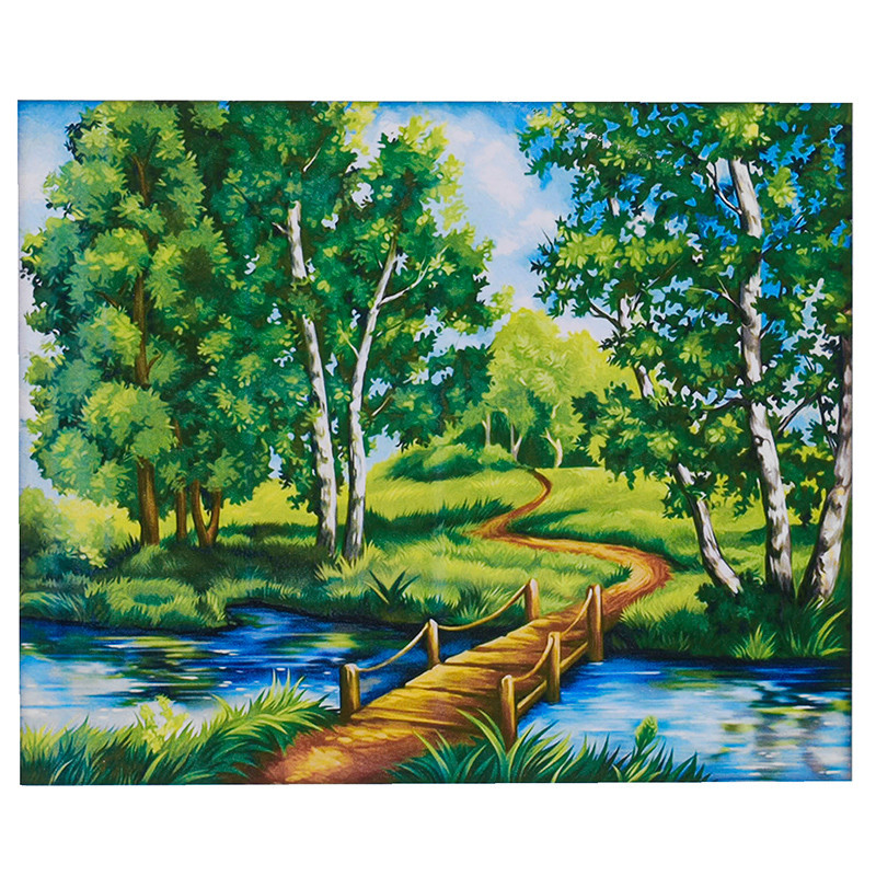 

Картина по номерам JO RA3451 40*50 см Лесная тропинка