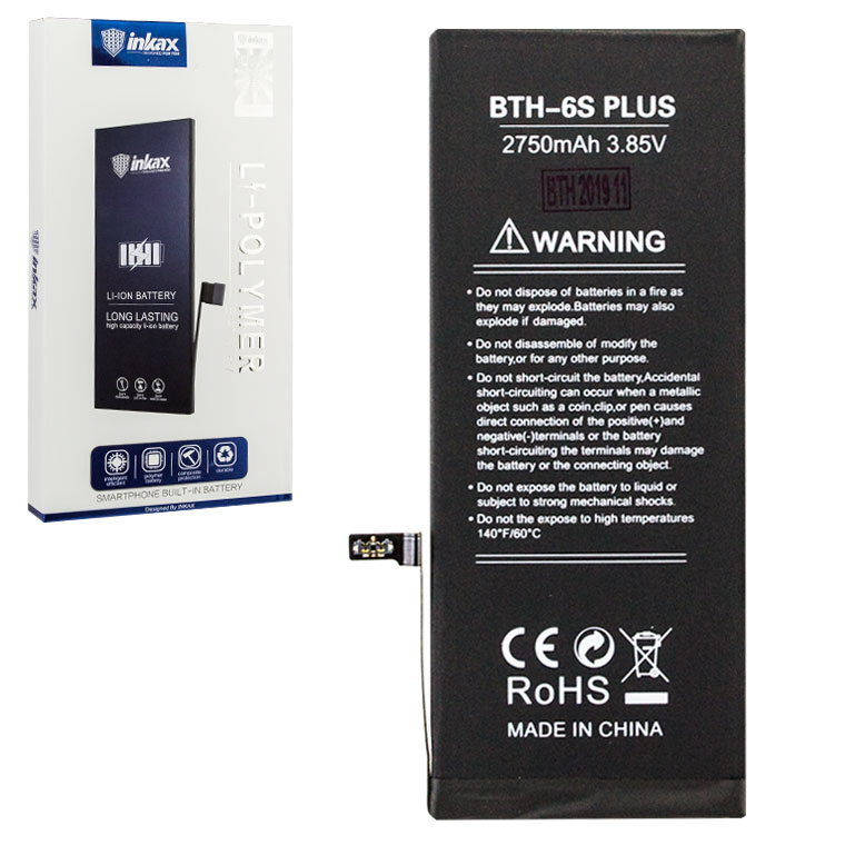 

Аккумулятор inkax Apple iPhone 6S Plus 2750 mAh AAAA