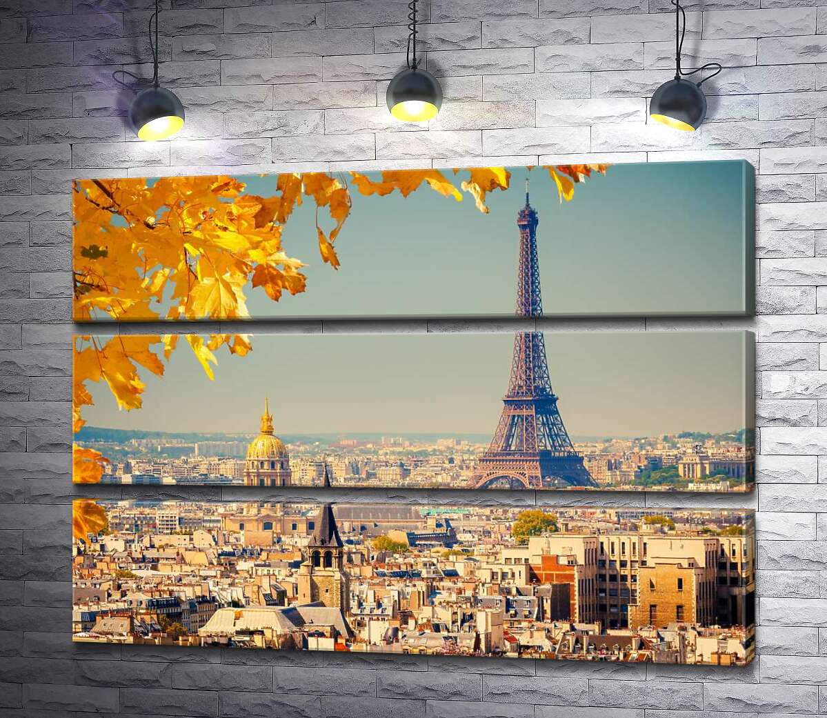 

Модульная картина ArtPoster Теплый день в осеннем Париже 130x93 см Модуль №13