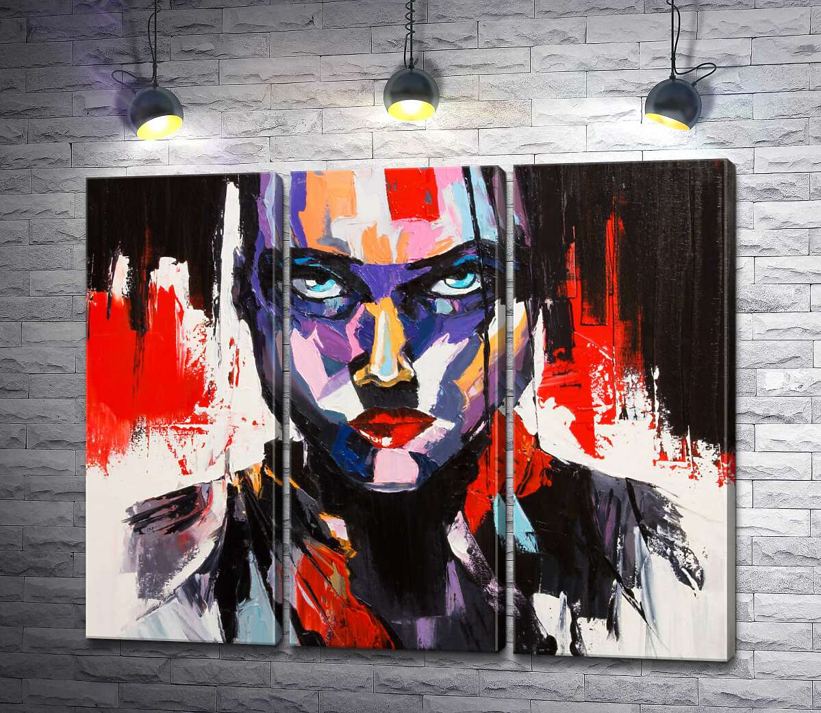 

Модульная картина ArtPoster Уверенный взгляд сильной девушки 60x50 см Модуль №11