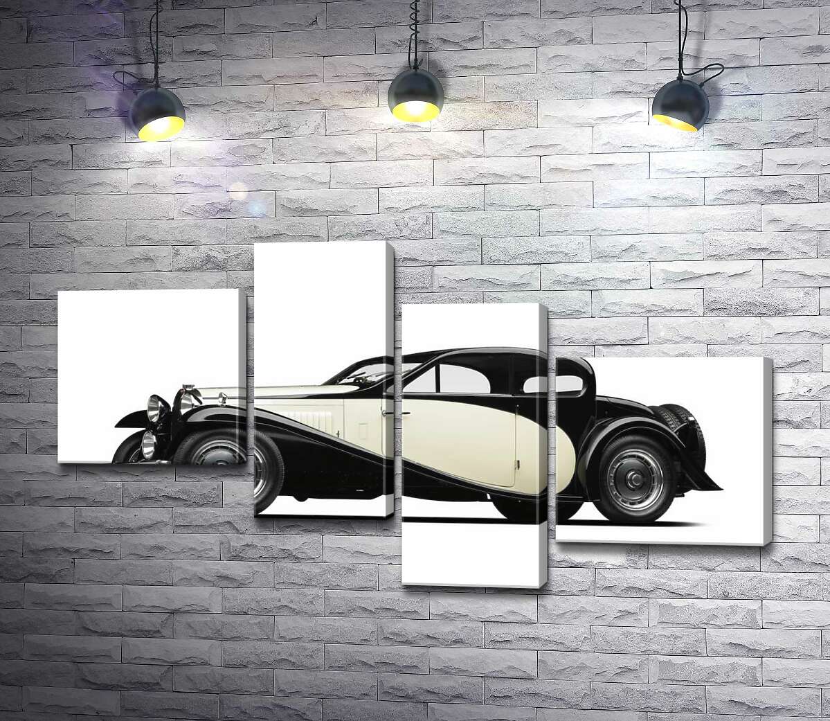 

Модульная картина ArtPoster Элегантный французский автомобиль Бугатти (Bugatti Type 46) 100x57 см Модуль №20