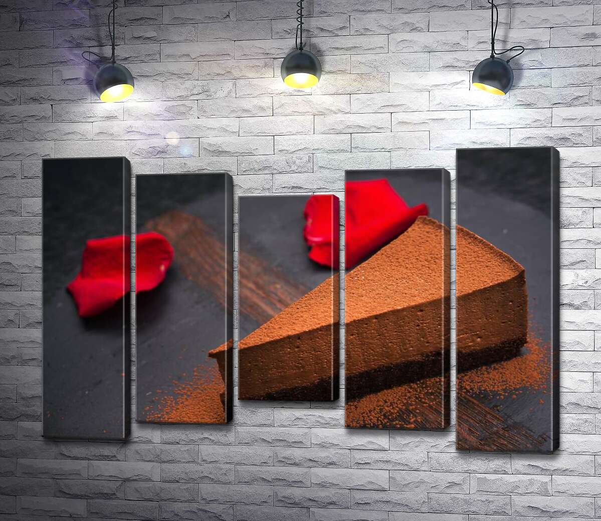 

Модульная картина ArtPoster Трюфельный торт с воздушным муссовым слоем 100x69 см Модуль №28