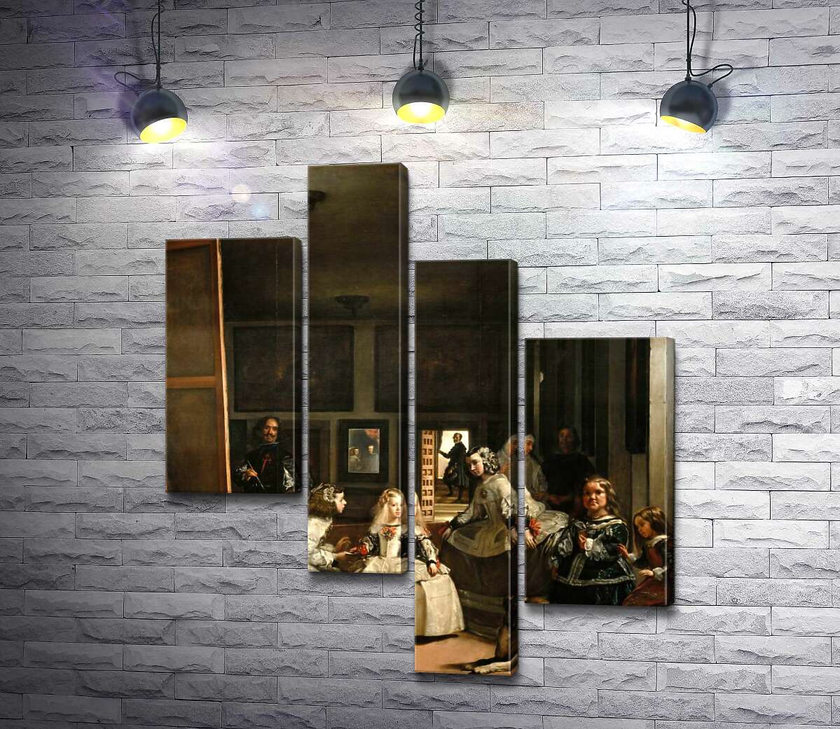 

Модульная картина ArtPoster Фрейлины (Las meninas) – Диего Веласкес (Diego Velazquez) 100x117 см Модуль №20