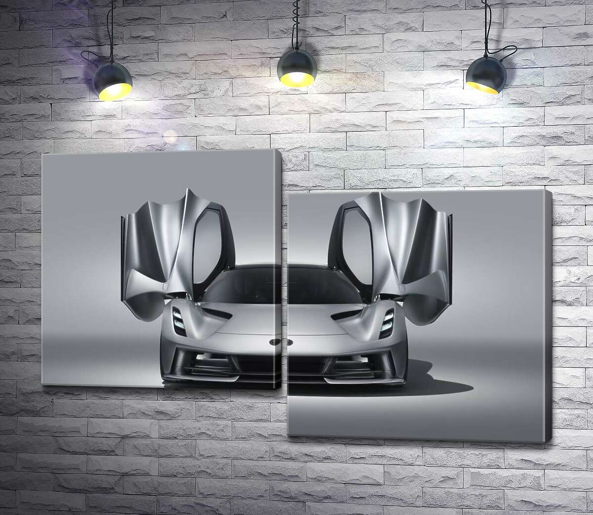 

Модульная картина ArtPoster Утонченность форм спортивного автомобиля Lotus Evija 100x63 см Модуль №5
