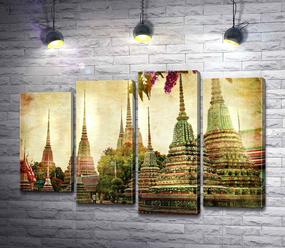 

Модульная картина ArtPoster Храмовый комплекс Ват Пхо (Wat Pho) в Бангкоке 132x88 см Модуль №21
