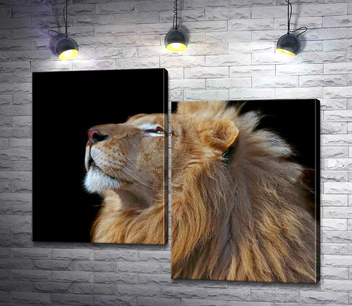 

Модульная картина ArtPoster Царственный профиль льва 130x105 см Модуль №5