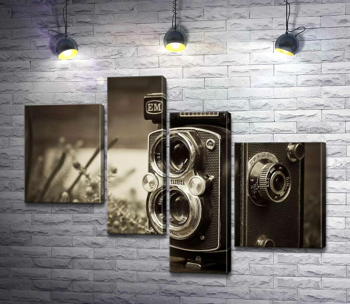 

Модульная картина ArtPoster Японское чудо 80-х в фотоаппарате Yashica-Mat 100x77 см Модуль №20