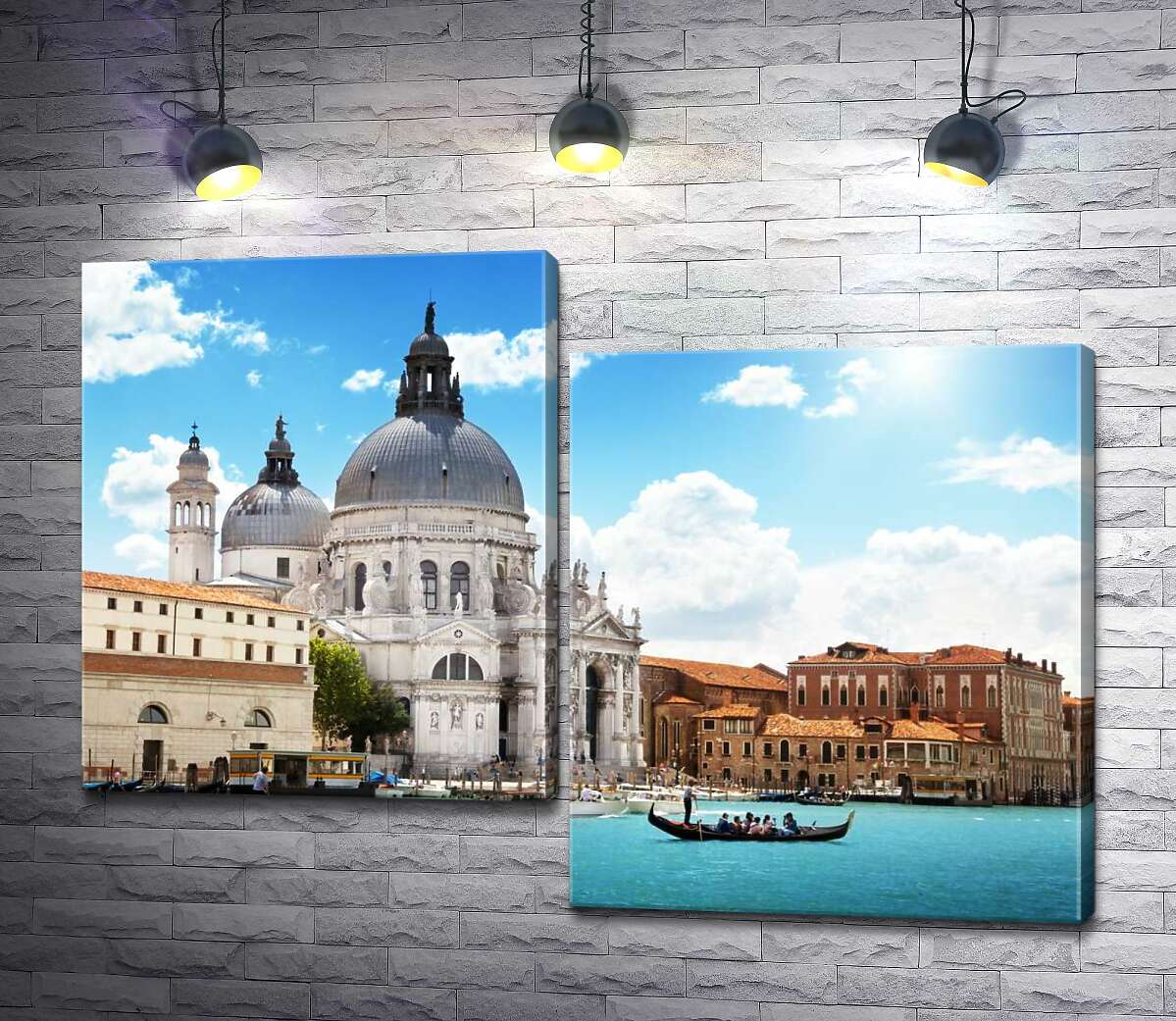

Модульная картина ArtPoster Шедевр барокко, собор Санта-Мария-делла-Салуте (Basilica di Santa Maria della Salute), возвышается над Гранд-каналом (Canal Grande) 130x94 см Модуль №5