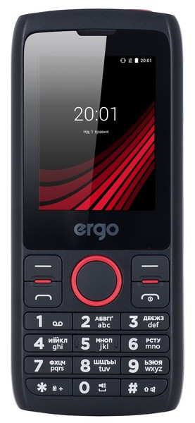 

Мобильный телефон Ergo F247 Flash Dual Sim Black