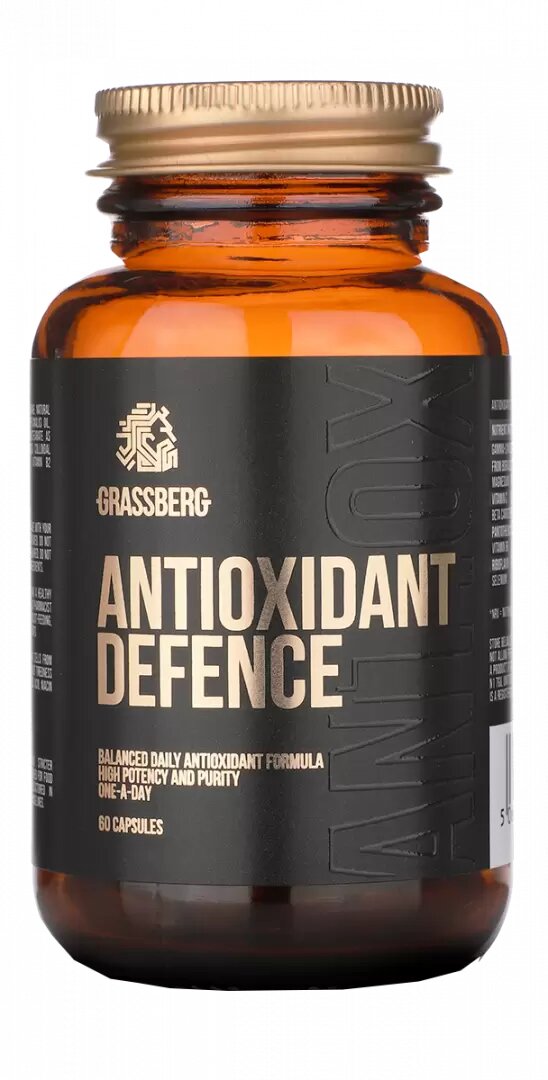 

Антиоксидантний захист Antioxidant Defence, Grassberg, 60 капсул (GSB010)