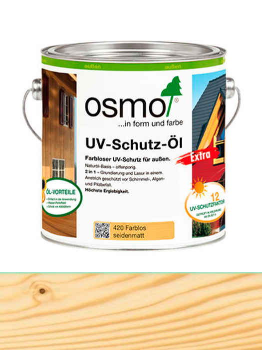 

Защитное масло с УФ-фильтром Osmo UV-Schutz-Ol 0,125 L Бесцветное 420 (os_21)