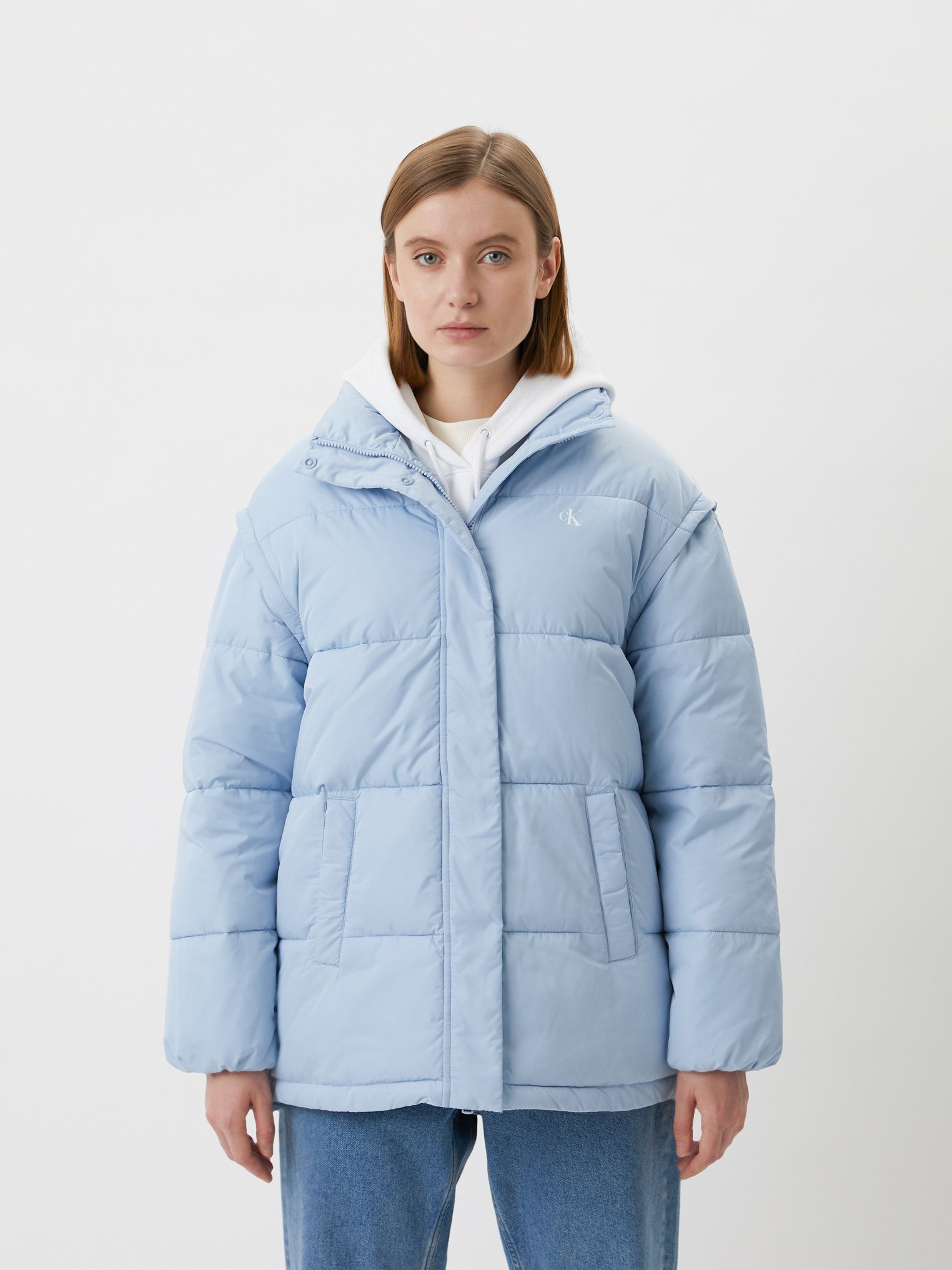 

Куртка-жилет Calvin Klein Jeans 2 In 1 Puffer Jacket J20J218455-C1U  Blue Two Tone, Куртка-жилет Calvin Klein Jeans 2 In 1 Puffer Jacket J20J218455-C1U L Blue Two Tone