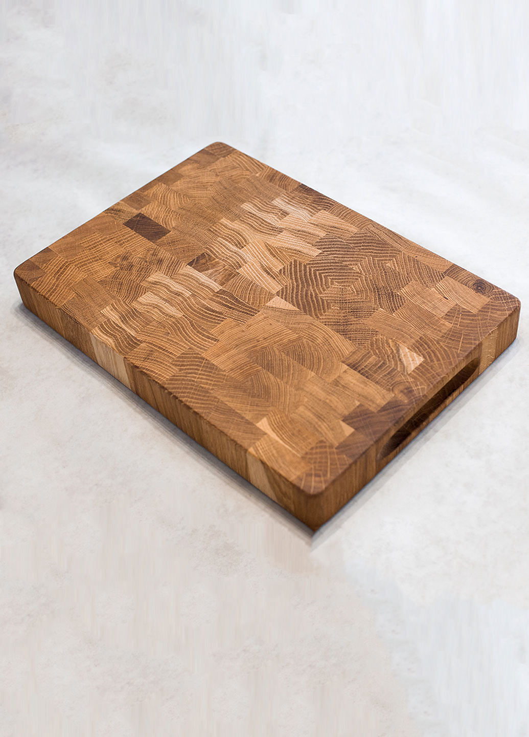 

Торцевая разделочная кухонная доска HouseWood из натурального дуба 30х45х4см