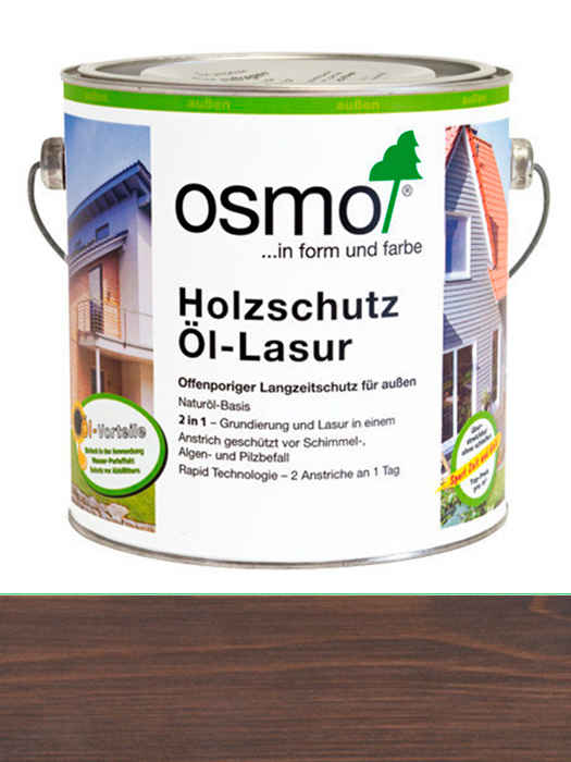 

Защитное масло-лазурь Osmo Holzschutz-Lasur 0,75 L Серый кварц 907 (4006850759774)