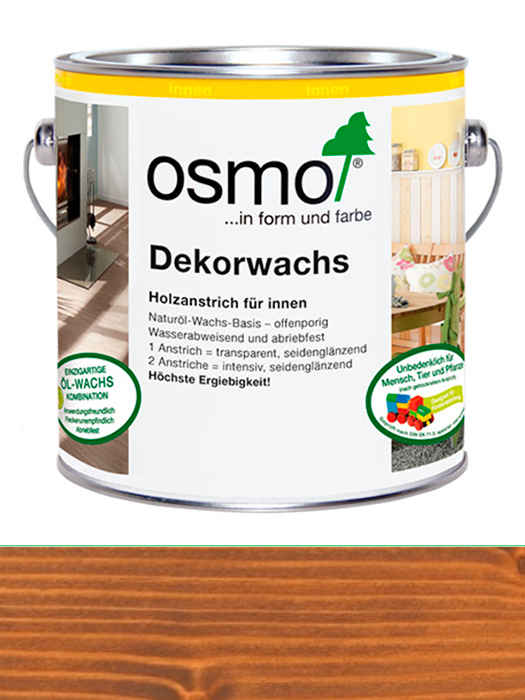 

Цветное прозрачное масло Osmo Dekorwachs Transparent 0,125 L Орех 3166 (4006850103096)