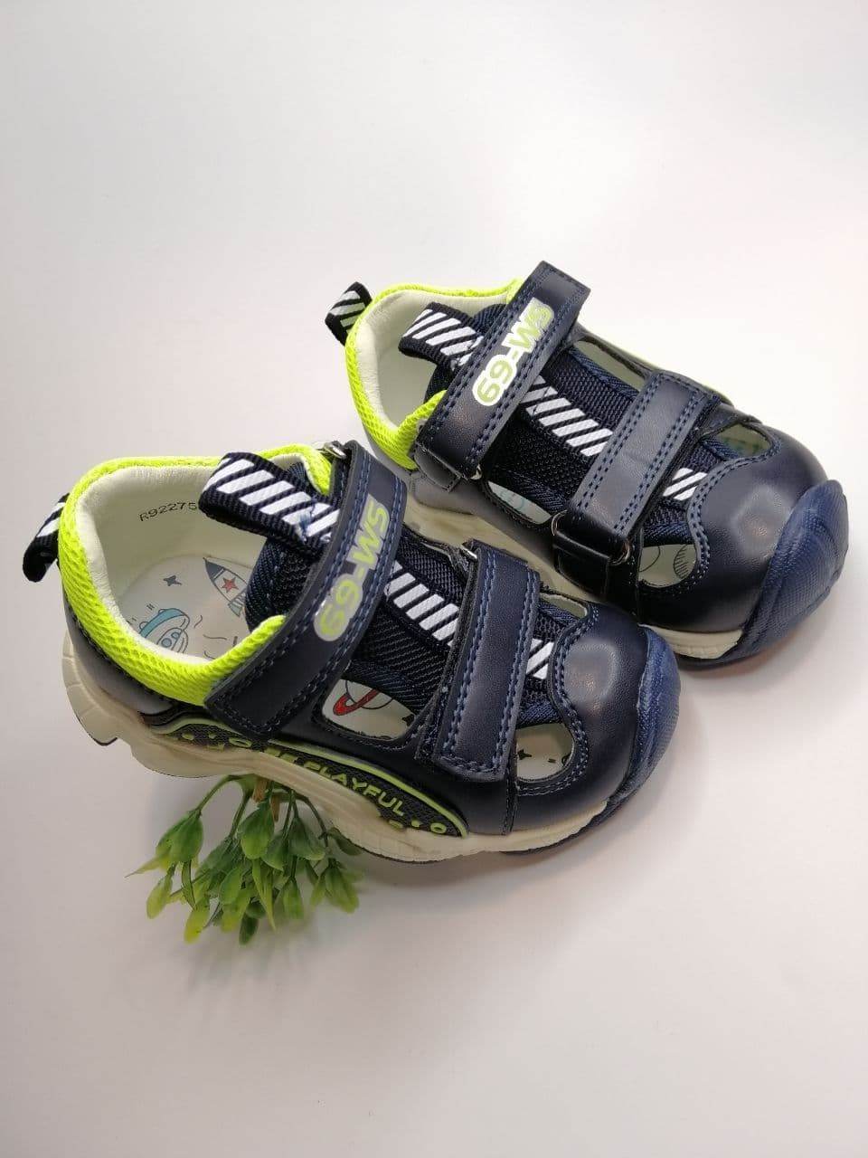 

Босоножки для мальчика WeeStep 922750322 DB cиние р.24-15 см