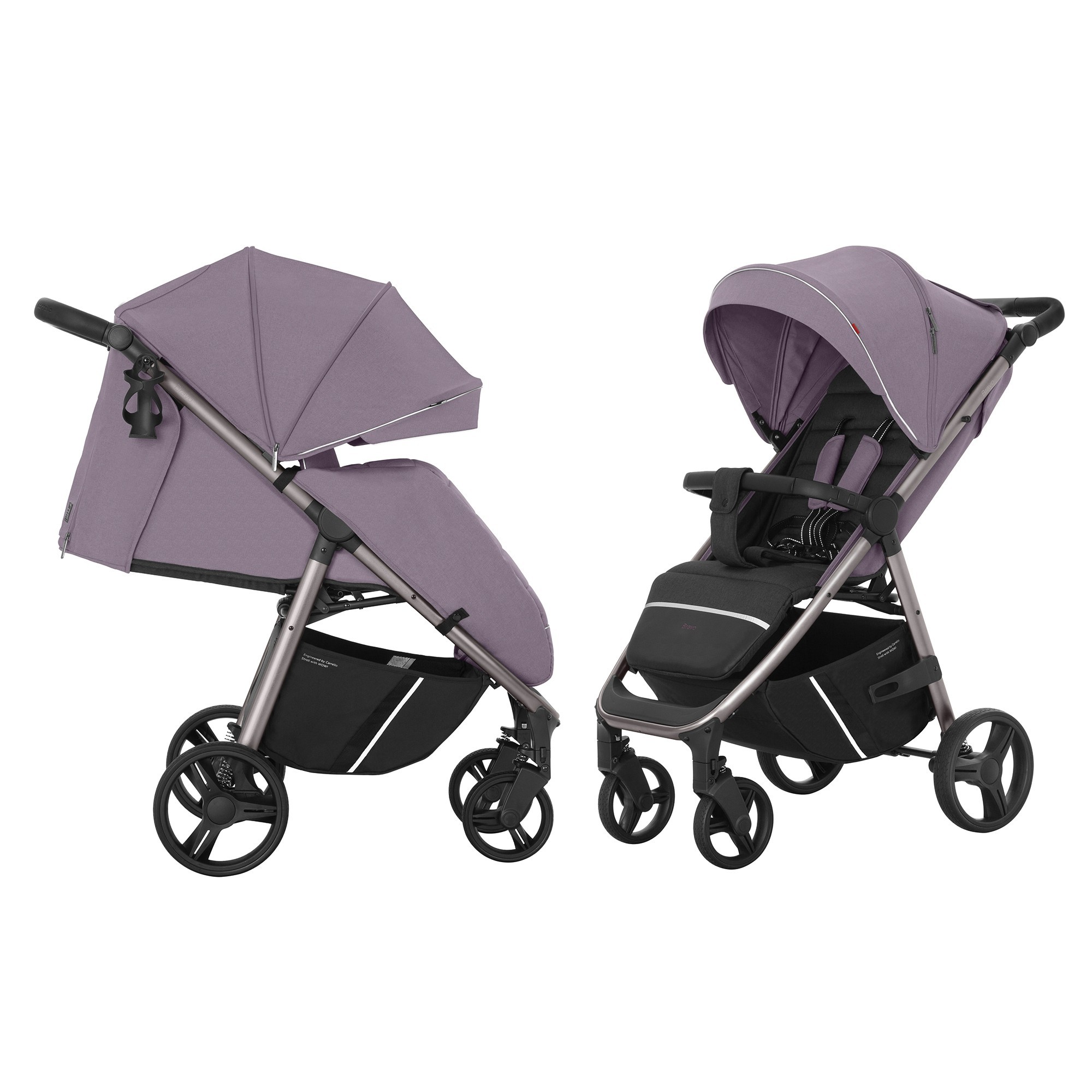 

Коляска прогулочная CARRELLO Bravo CRL-8512/1 Elephant Grey +дождевик