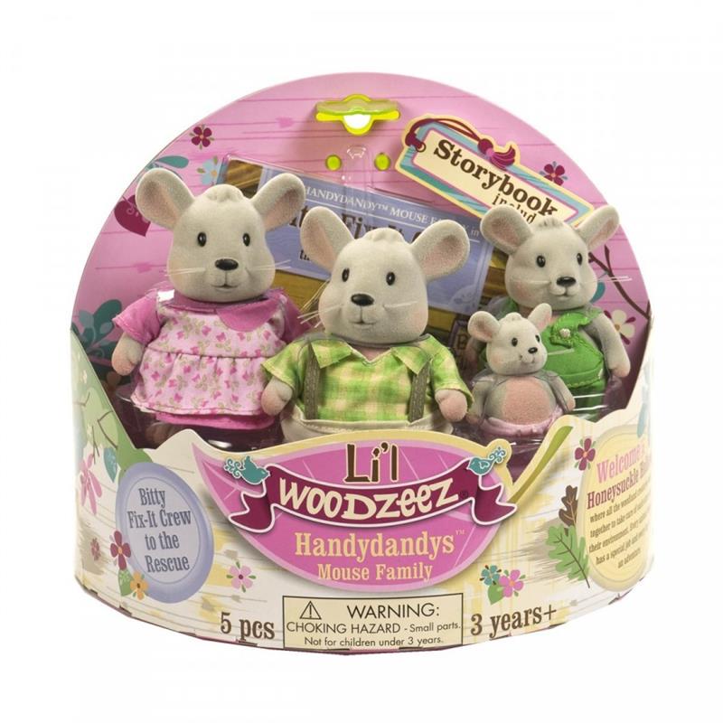 

Набор игровых фигурок Li'l Woodzeez Семья Мышей (6003M)