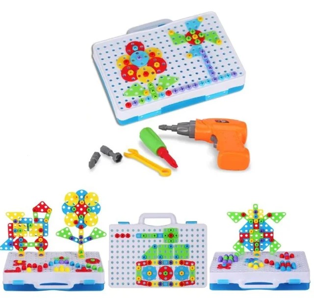 

Конструктор для детей Tu Le Hui "Puzzle Peg" чемодан 224 детали