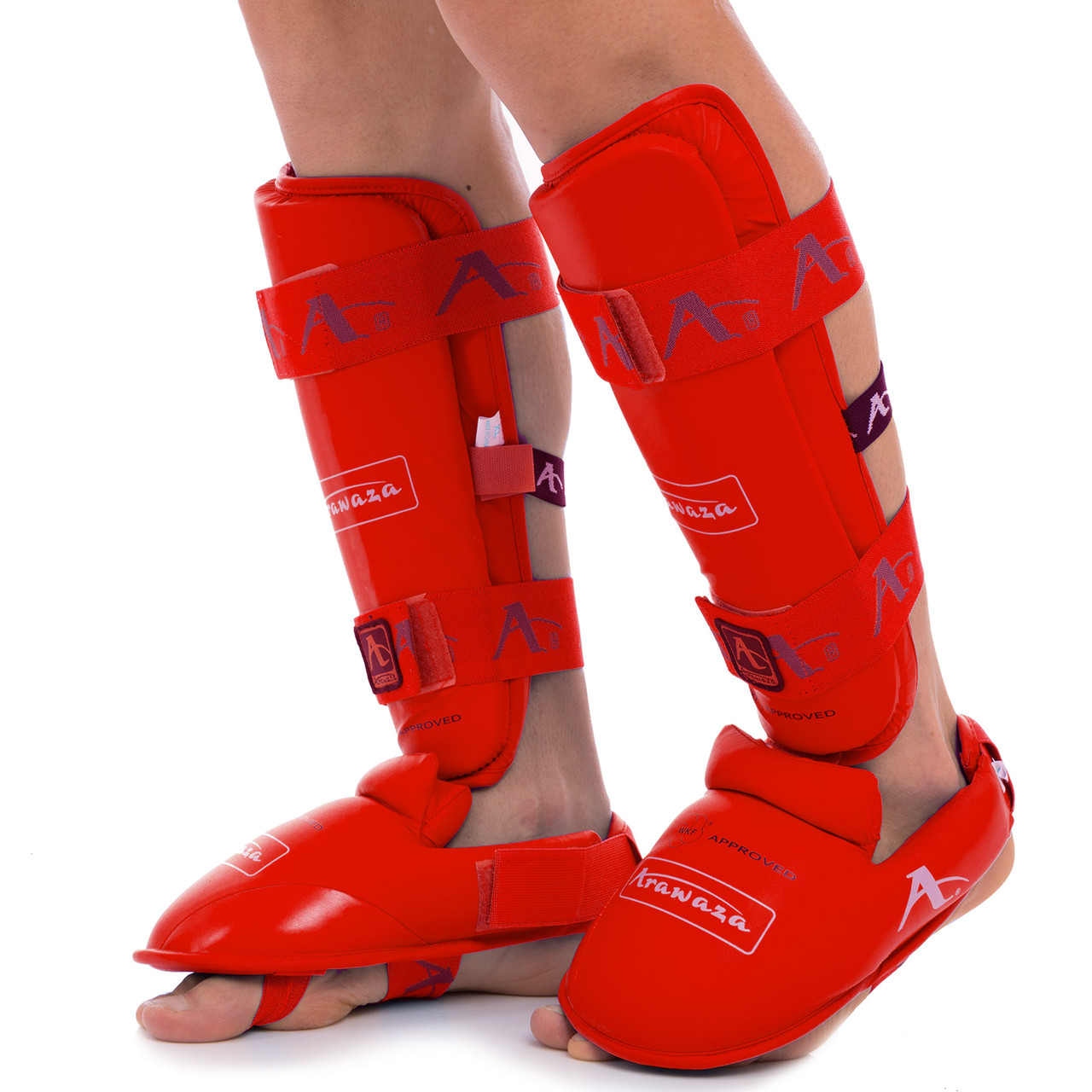 

Защита для ног (голень и стопа) Arawaza Heroe 7249 красная размер S