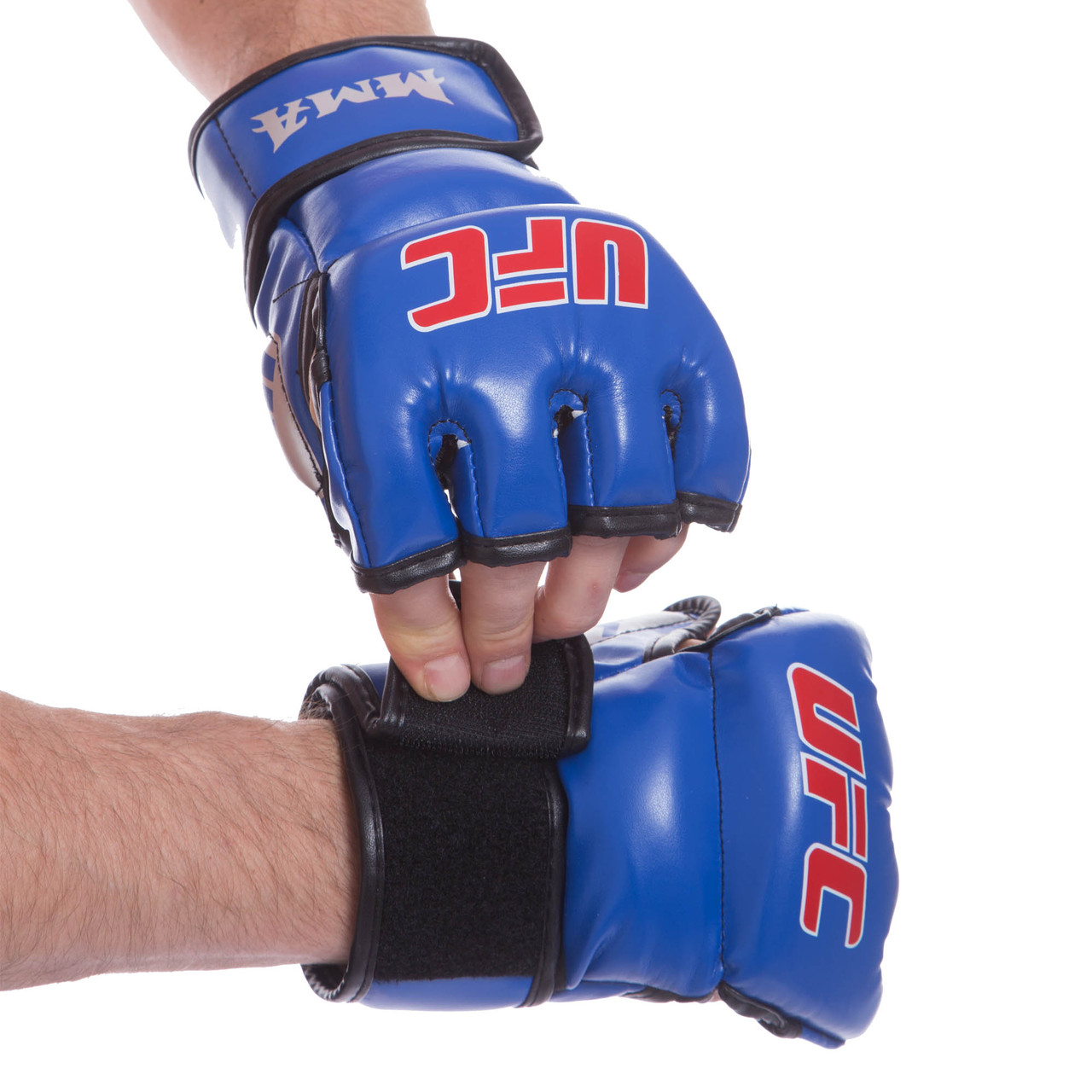 

Перчатки для смешанных единоборств Zelart Heroe MMA 0397 размер S Blue