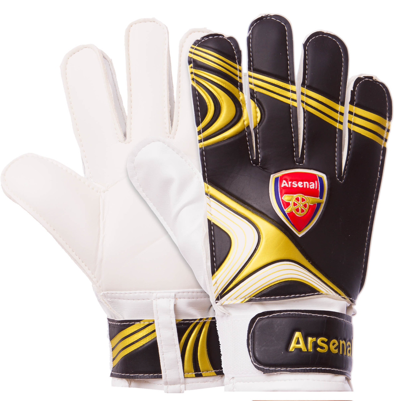 

Перчатки вратарские детские Profi Arsenal Sprinter 0029-06 размер 7 White-Black-Gold