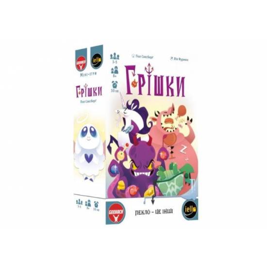 

Настільна гра Geekach Games Грішки (The Deadlies) UA