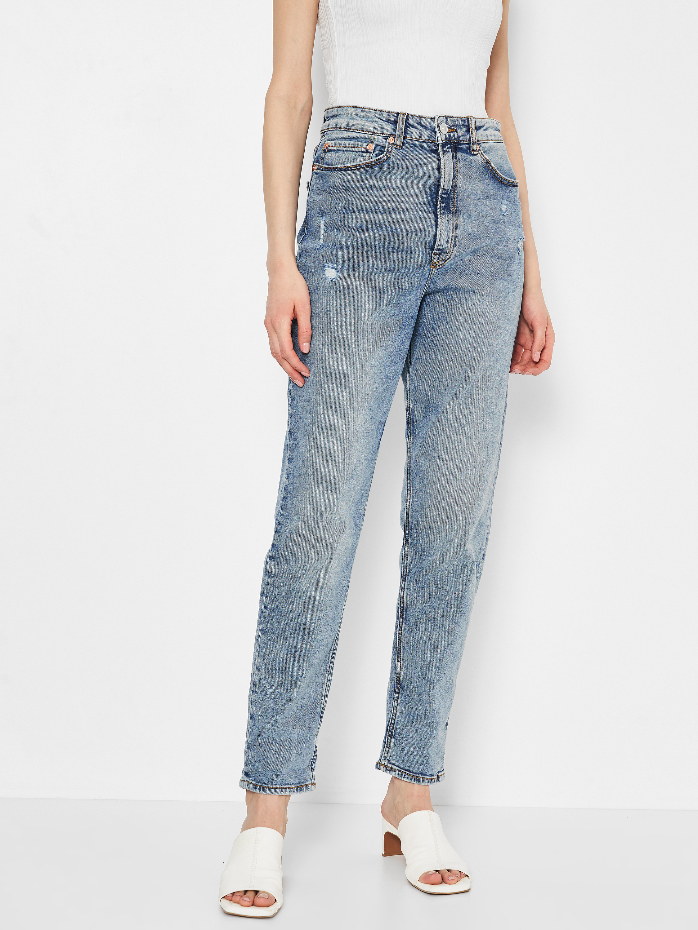 

Джинсы H&M 5729981bar  Светло-синие, Джинсы H&M 5729981bar 40 Светло-синие